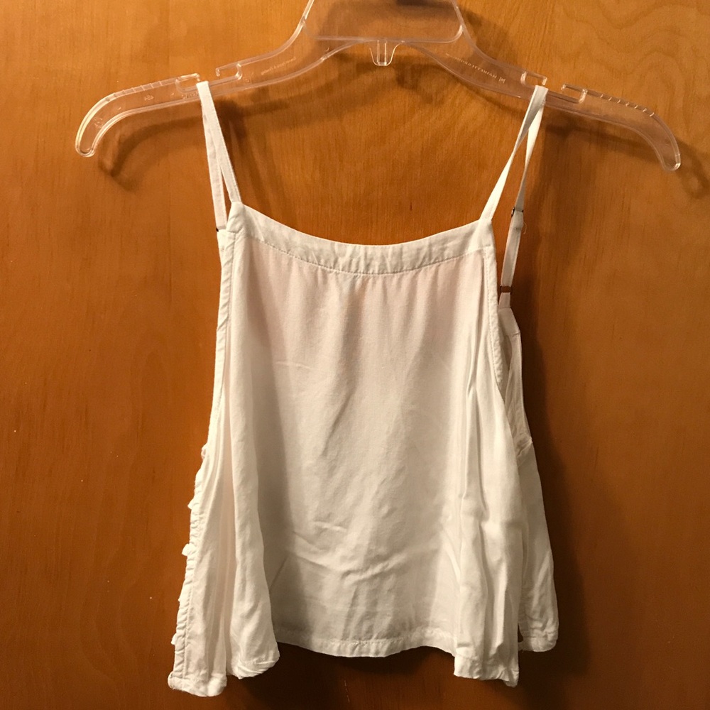 UO Silence+ Noise white crop top